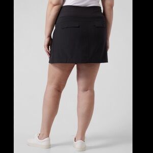 Athleta Plus Size 20 Soho Skort Black Skirt with built in Shorts Tennis Golf